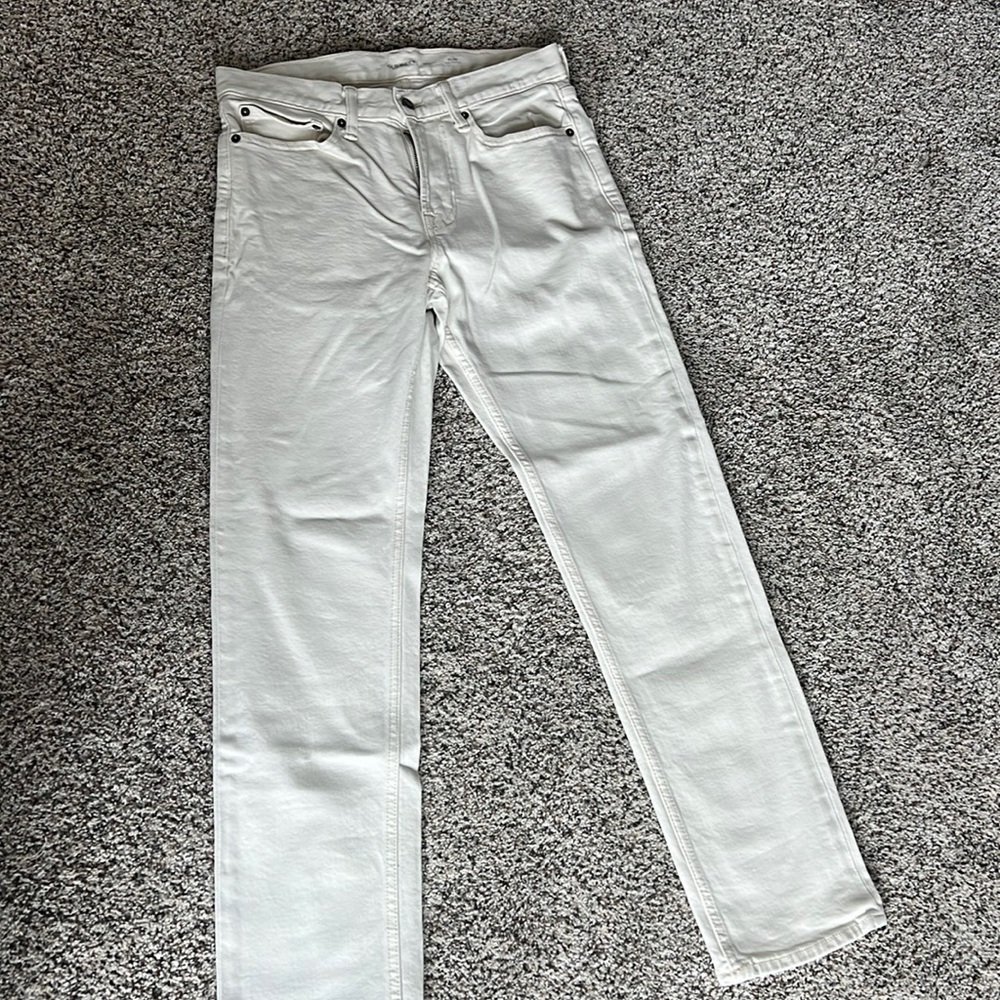 Old Navy, Slim 29x30, cream denim teenager/men pant